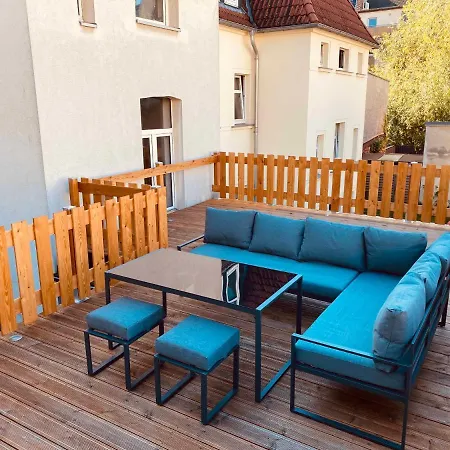 Apartamento Grosser Terrassentraum In Klein Venedig Leipzig