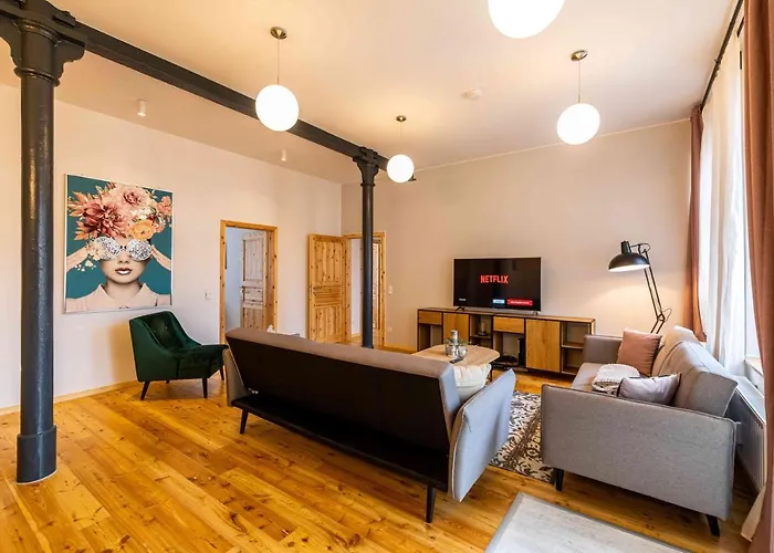 Apartamento Grosser Terrassentraum In Klein Venedig Leipzig