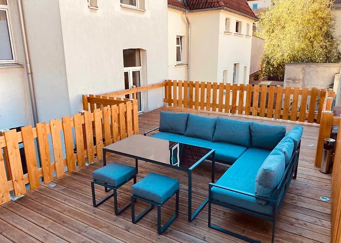 Apartamento Grosser Terrassentraum In Klein Venedig Leipzig